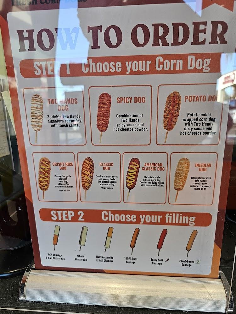 Two Hands Corn Dogs Menu image 1