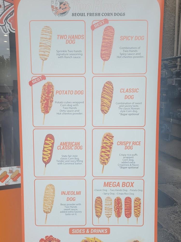 Two Hands Corn Dogs Menu image 3